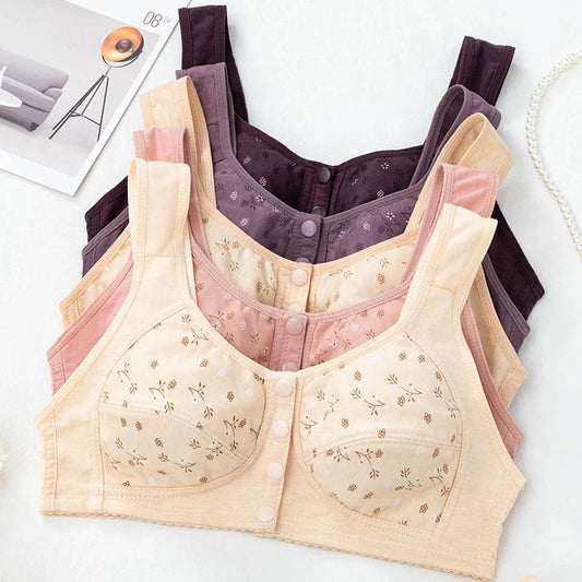 Maternity Nursing Bra Button, Vest Style Large Size Bra
